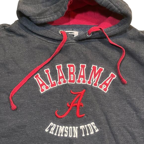 Alabama Crimson Tide Pullover Hoodie Mens L Sweatshirt Gray College - Picture 1 of 5